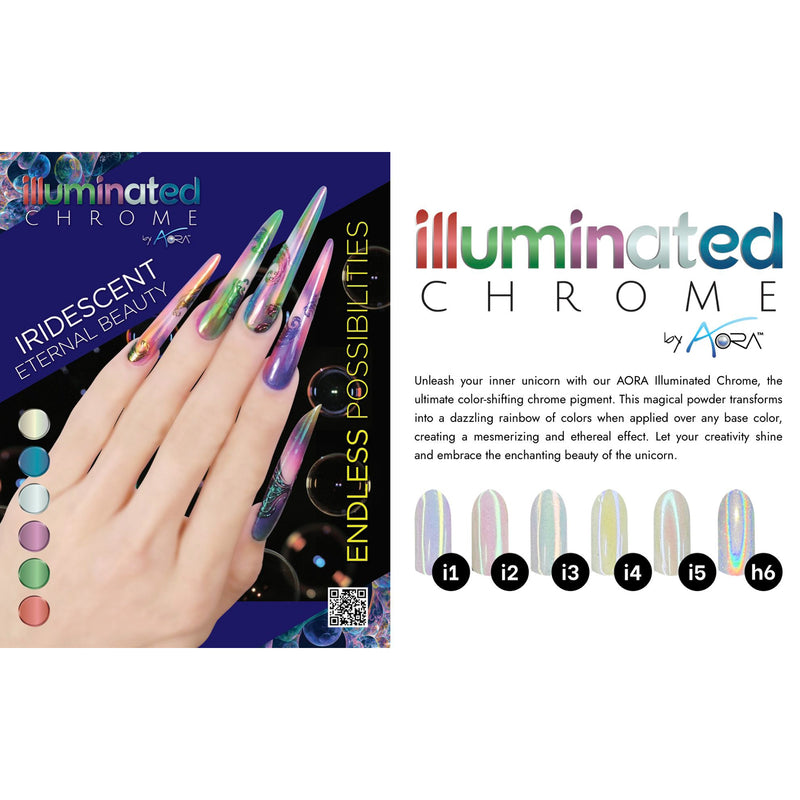 Aora Chrome Powder I4 illuminated Mermaid