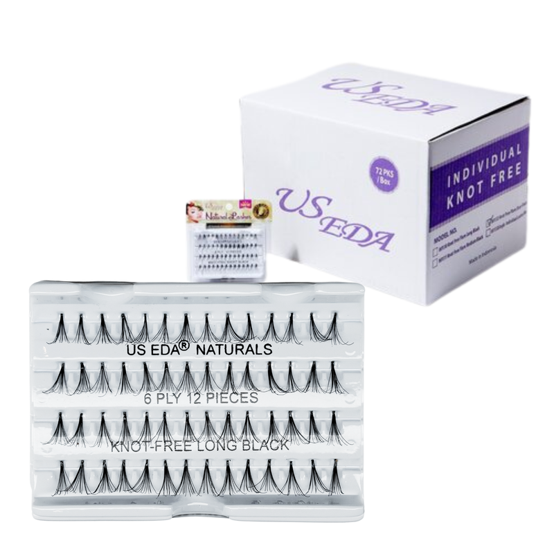 US EDA Natural Lash 12 cây | Dài - Hộp/72 khay