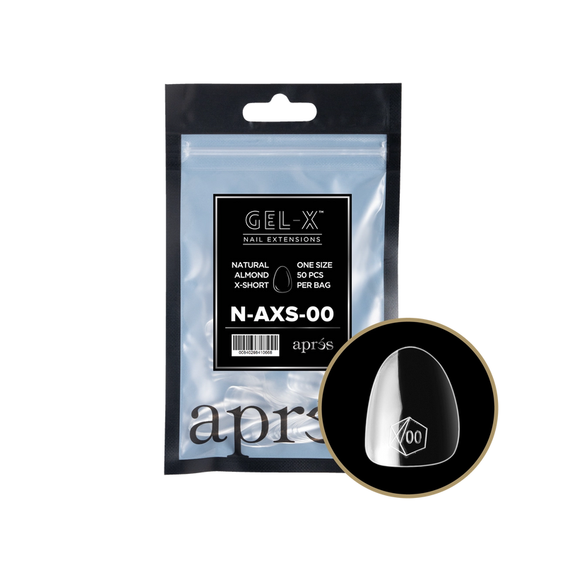 Aprés Gel-X® Natural Almond Extra Short Refill Bag (50pcs/pack)