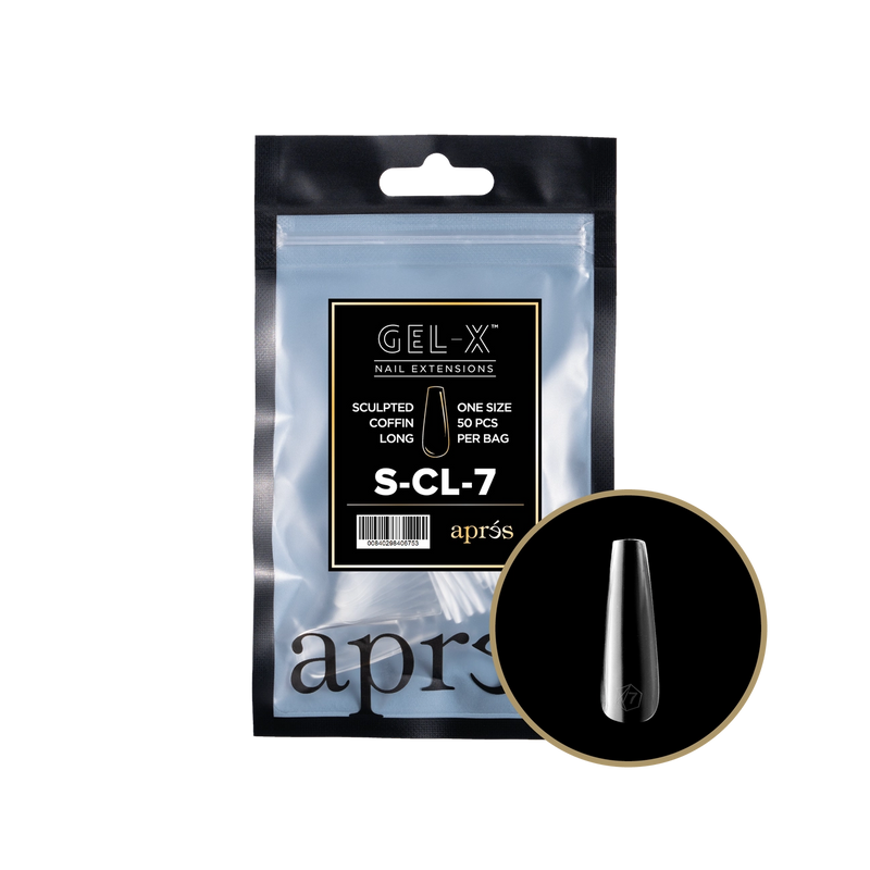 Aprés Gel-X® Sculpted Coffin Long Refill Bag (50pcs/pack)