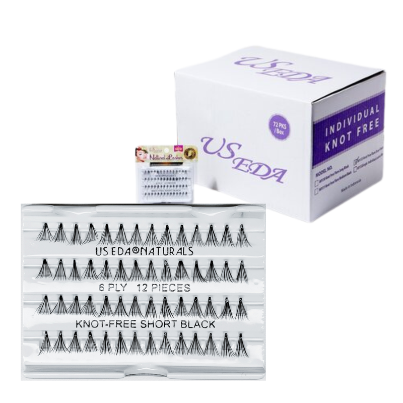 US EDA Natural Lash 12 cây | Ngắn - Hộp/72 khay