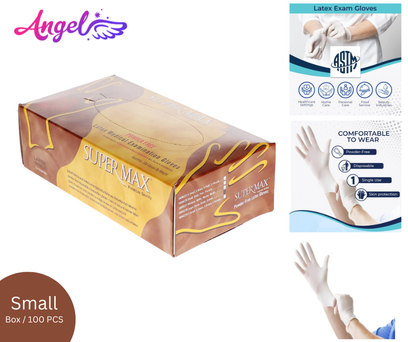 Super Max Latex Gloves Powder Free