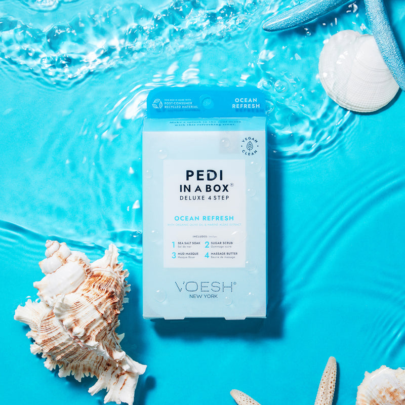 Voesh - Pedi in a Box 4 Steps Ocean Refresh (box/50pcs)