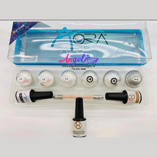 Aora Chrome illuminated Chrome Kit - Angelina Nail Supply NYC