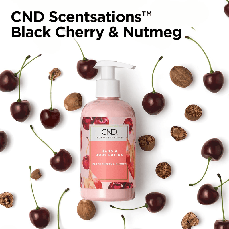 CND Scentsations Lotion - Black Cherry & Nutmeg - Angelina Nail Supply NYC