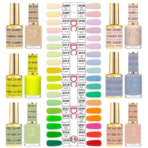DC15 Free Spirit Collection 15 (Full Set 36 Colors 2508 - 2543) - Angelina Nail Supply NYC