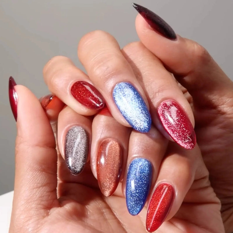 DND 9D Cat Eyes 33 Wild Cat Red - Angelina Nail Supply NYC
