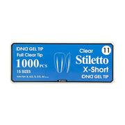 DND Clear Gel Tips - Pro Box (1000pcs) - Angelina Nail Supply NYC