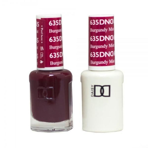 Dnd Gel 635 Burgundy Mist - Angelina Nail Supply NYC