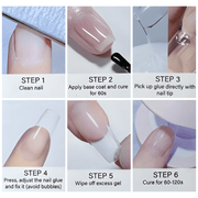 DND Gel Tips Glue – Clear Solid Gel Adhesive 2.12oz (HEMA & TPO Free) - Angelina Nail Supply NYC