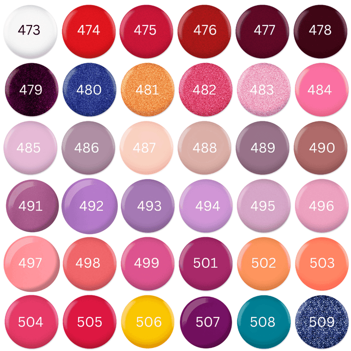 DND3 Collection #3 (Full Set 36 Colors #473 - #491) - Angelina Nail Supply NYC