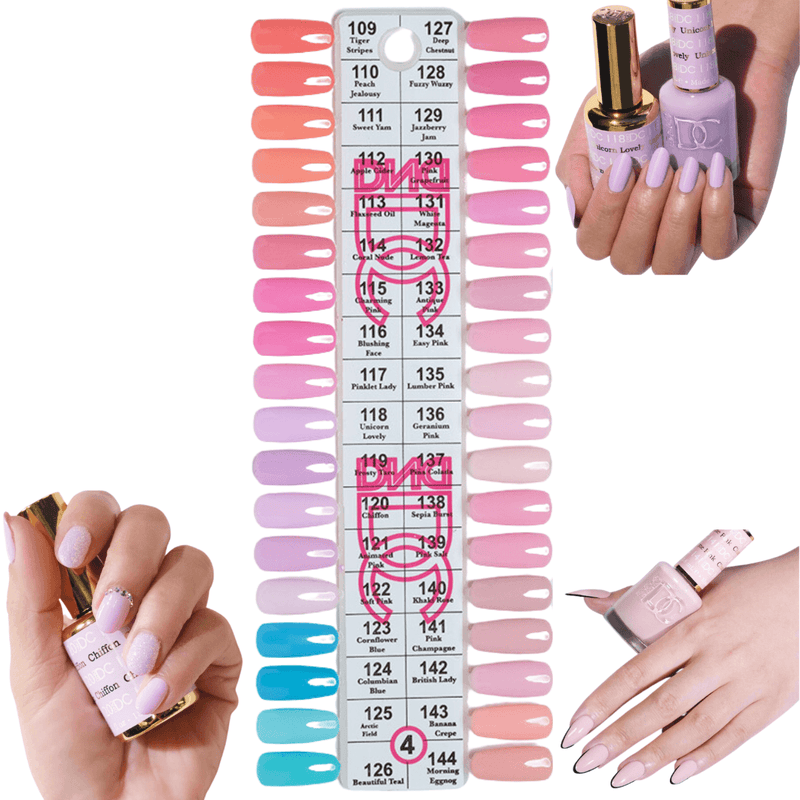 DND4 Collection 4 (Full Set 36 Colors 510 - 545) - Angelina Nail Supply NYC