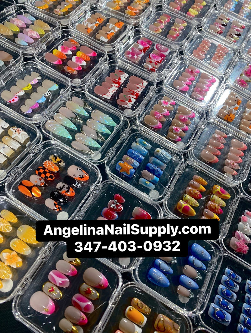 Angelina Handmade Custom Press-On | #150-#179