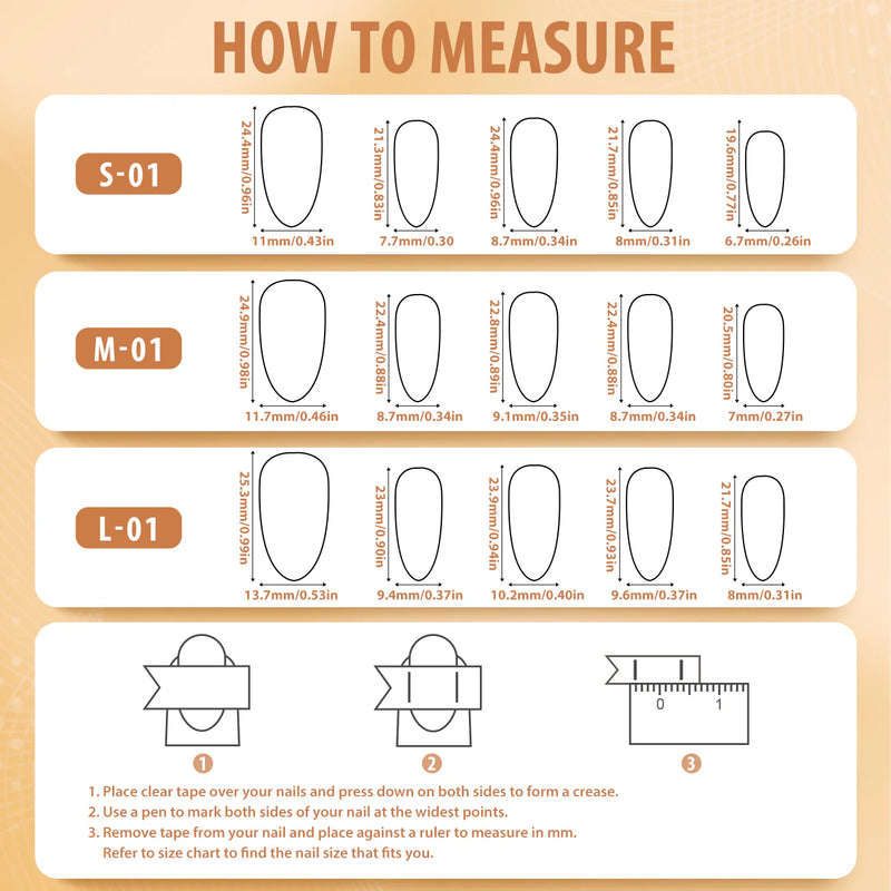 Angelina Handmade Custom Press-On | Long Nail Design #030-#059