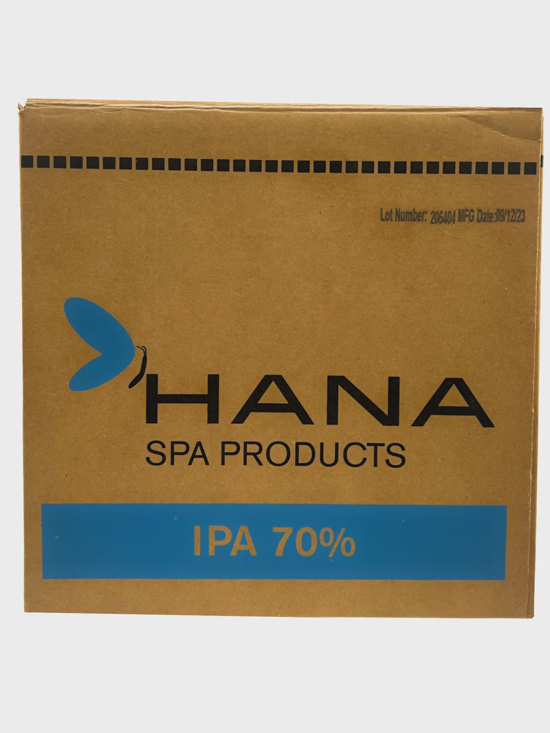Hana 70% Isopropyl Alcohol (box/4 gallon) - Angelina Nail Supply NYC