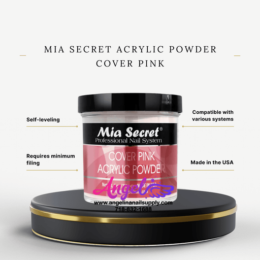 Mia Secret Acrylic Powder Cover Pink 4oz - Angelina Nail Supply NYC