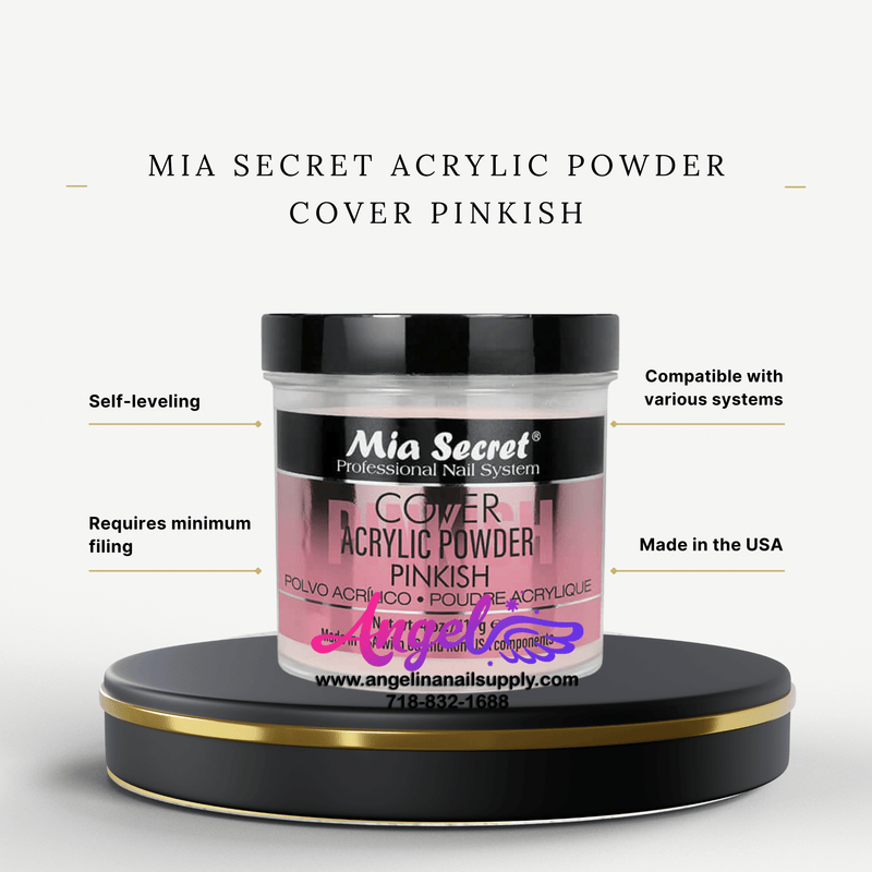 Mia Secret Acrylic Powder Cover Pinkish 4oz - Angelina Nail Supply NYC