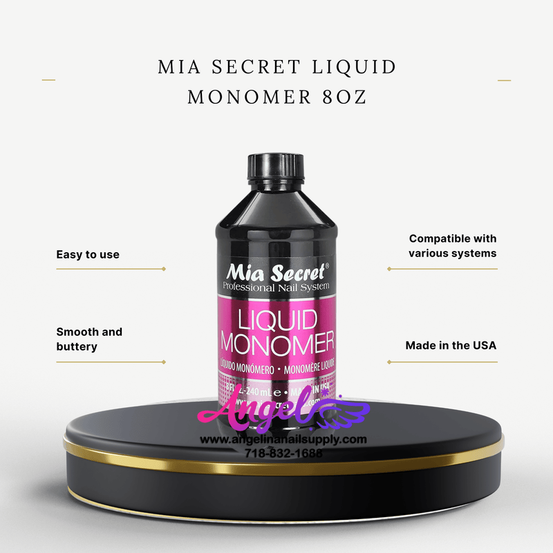 Mia Secret Liquid Monomer - Angelina Nail Supply NYC