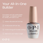OPI 4-in-1 Builder Gel BIB004 Pink / Pink Over-Slay - Angelina Nail Supply NYC