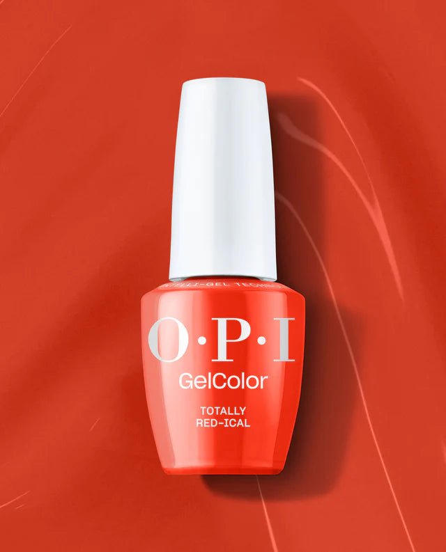 OPI Gel Color GCT F034 Totally Red-ical - Angelina Nail Supply NYC