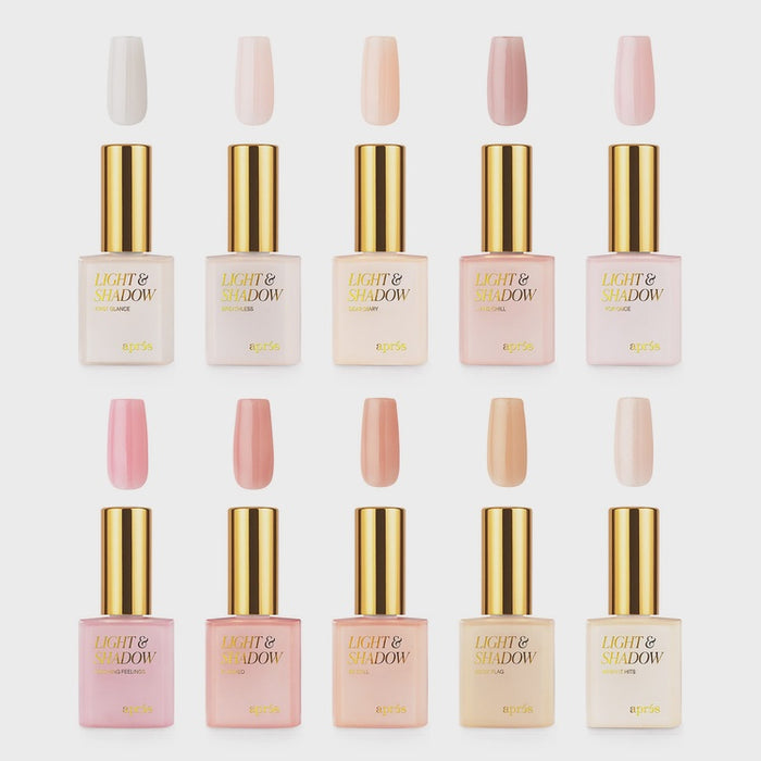 Aprés Gel Sheer Couleur Spring - Set of 10