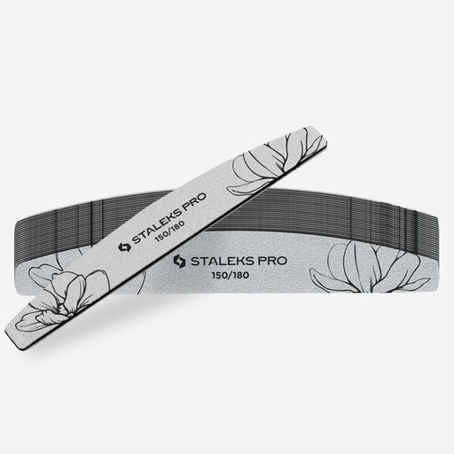 Staleks Nail File Crescent Half-moon 150/180 grit (pack/25 pcs) - Angelina Nail Supply NYC