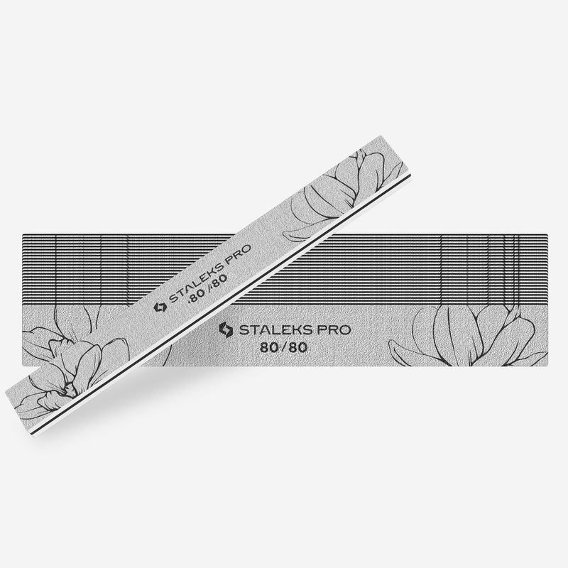 Staleks Nail File Straight Jumbo 80/80 grit (25 pcs) - Angelina Nail Supply NYC