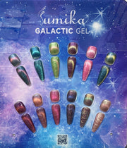 Sumika Galactic Set 12 Color 1 Base 1 Top 1 Magnets - Angelina Nail Supply NYC
