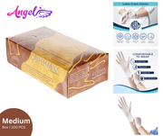 Super Max Latex Gloves Powder Free - Angelina Nail Supply NYC