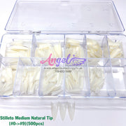 Tip in Box - Mix Style - Angelina Nail Supply NYC