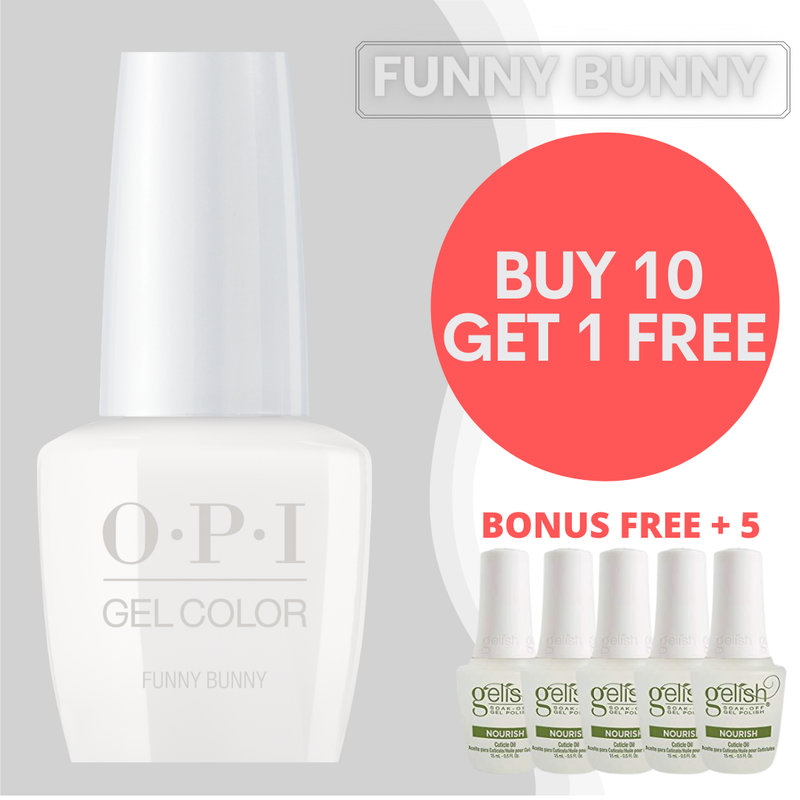 OPI Gel Color GC H22 FUNNY BUNNY (Mua 10 Tặng 1 + Tặng thêm 5 Gelish Oil)