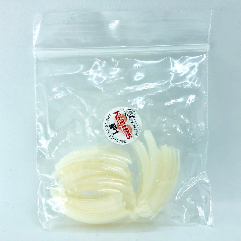 Lamour K Tip Natural - Angelina Nail Supply NYC
