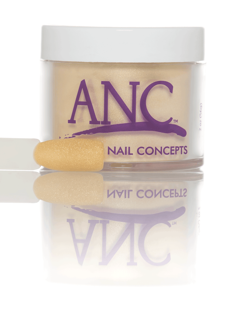ANC Dip Powder 053 METALLIC LEMON YELLOW - Angelina Nail Supply NYC