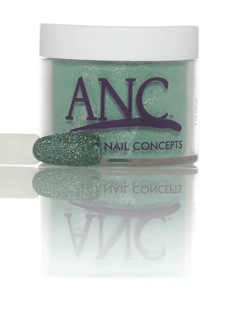 ANC Dip Powder 070 DEEP GREEN GLITTER - Angelina Nail Supply NYC