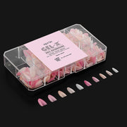 Aprés Tips Natural - Round - Medium - Base Color - Angelina Nail Supply NYC