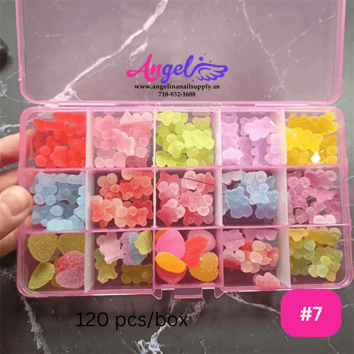 Candy, Lollipop & Gummy 3D Nail Design - Angelina Nail Supply NYC