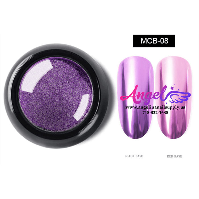 Chrome Mirror Powder Pigment MCB08 - Angelina Nail Supply NYC