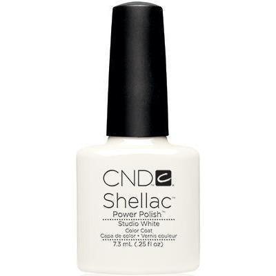 CND Shellac 006 Studio White - Angelina Nail Supply NYC