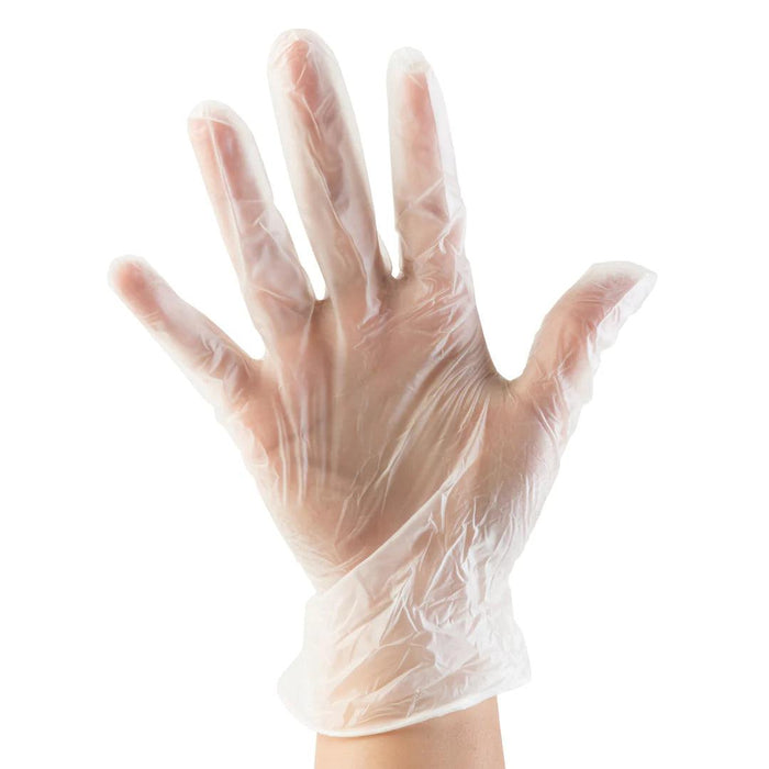 Colortrak Clear Vinyl Glove | Size: Medium - Angelina Nail Supply NYC
