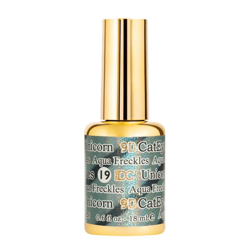 DC 9D Cat Eyes 19 Aqua Freckles - Angelina Nail Supply NYC