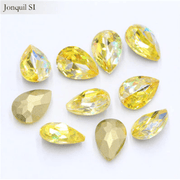 Diamond - Rhinestone | Single - Tear Drop | 6mm x 8mm - Angelina Nail Supply NYC