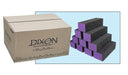 Dixon 3-Way Premium Buffer Purple/Black Grit 60/100 (Box/500pcs) - Angelina Nail Supply NYC