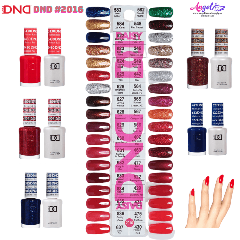 DND2016 Collection 2016 (Full Set 36 Colors) - Angelina Nail Supply NYC