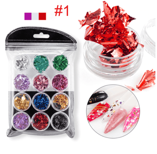 Foil Flake Dust - Angelina Nail Supply NYC