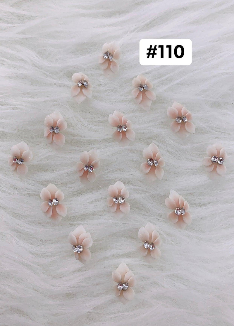 Handmade Nail 3D Flower (#101 - #110) - Angelina Nail Supply NYC