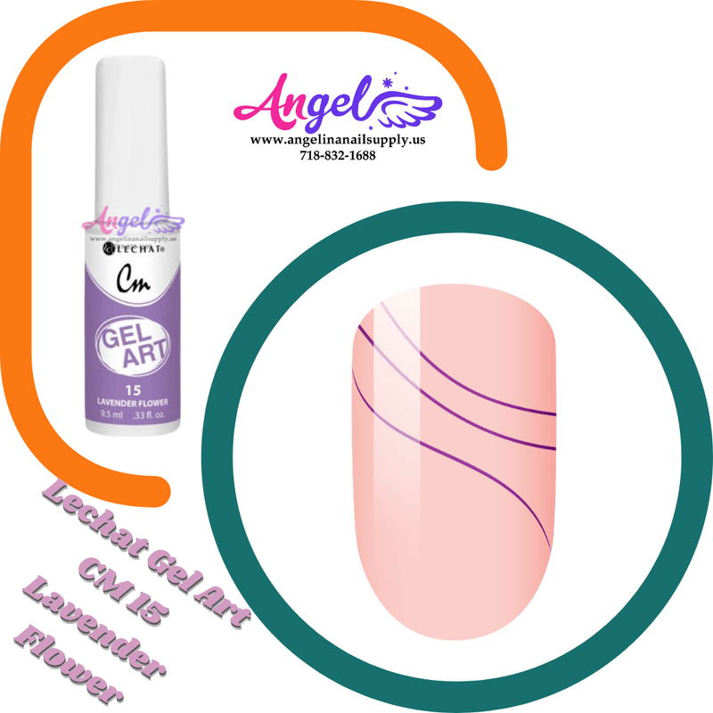 Lechat Gel Art CM 15 Lavender Flower - Angelina Nail Supply NYC