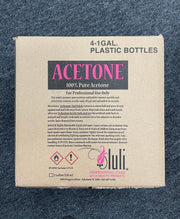 Luli 100% Pure Acetone (Box/ 4 Gallons) - Angelina Nail Supply NYC