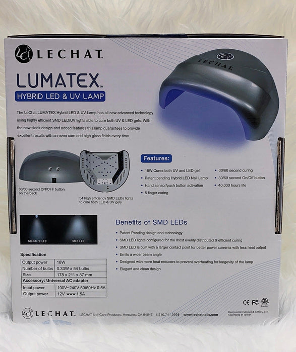 Lumatex Lechat Hybrid LED & UV Lamp - Angelina Nail Supply NYC