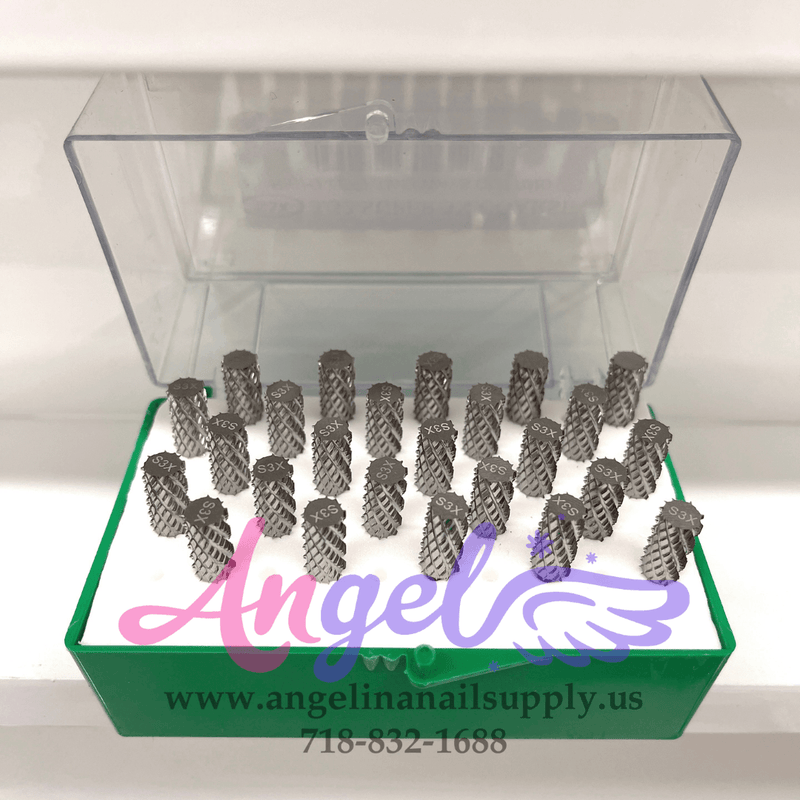 Nail Drill Bit - S3X - 3/32 - Large Barrel - Angelina Nail Supply NYC