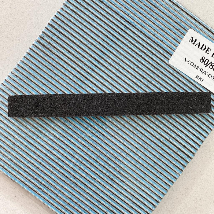 Nail File - 80/80 Blue Square-end - Angelina Nail Supply NYC